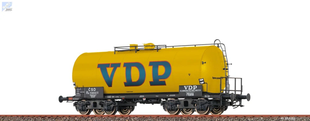 Brawa 49632 Kotlový 4-osý vůz Ra "VDP" ČSD