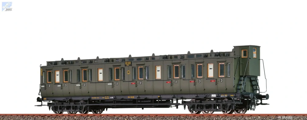 Brawa 45271 Osobní 4-osý vůz 2./3. tř. BC4 DRG