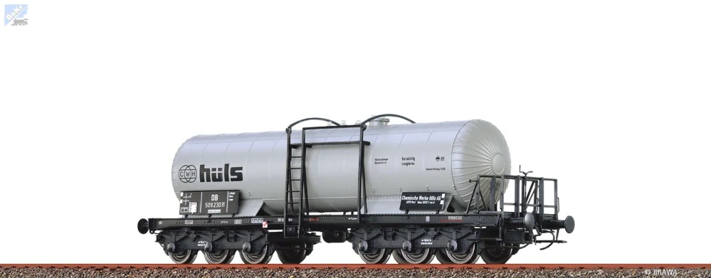 Brawa 58221 Kotlový 6-osý vůz ZZd "Chemische Werke Hüls" DB