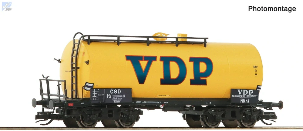 Roco 6680039 Kotlový 4-osý vůz Ra „VDP“ ČSD