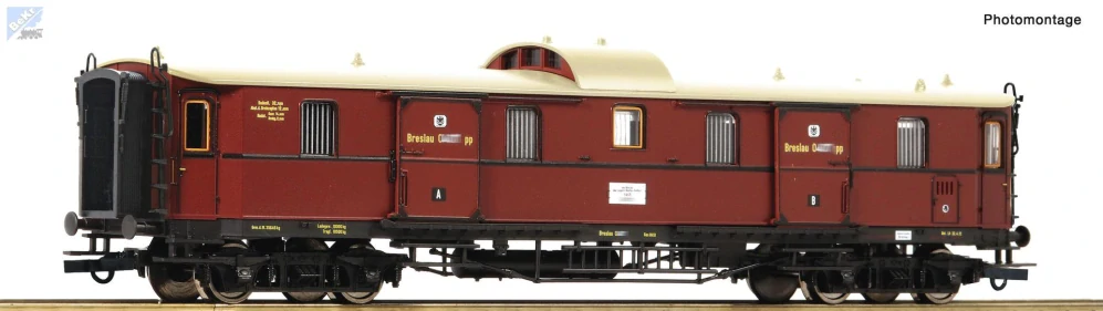 Roco 6200241 Zavazadlový, služební 4-osý vůz Pw 4ü pr04 K.P.E.V.
