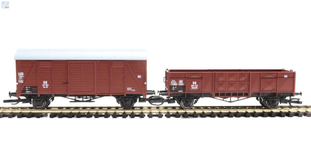 Igra model 96600001 Set dvou nákladních vozů Gm39 a Ommu39 DB