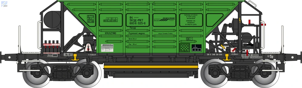 Albert Modell 683031 Výsypný 4-osý vůz Faccpp SK - MKT