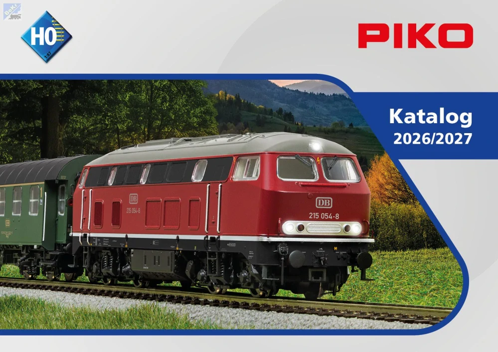 Piko 99506 Hlavní tištěný katalog 2026 H0 v němčině