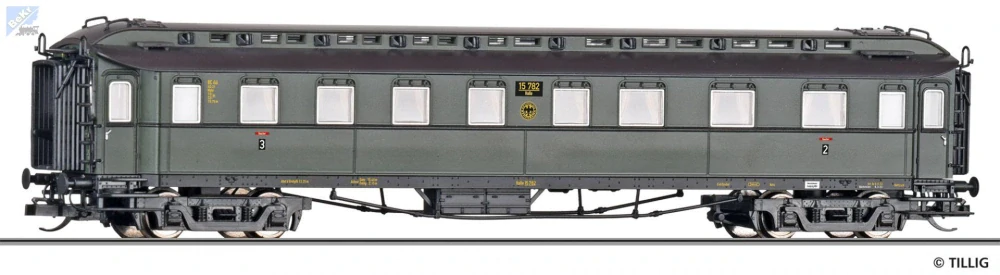Tillig 12001 Osobní 4-osý vůz 2./3.tř. BC4ü DRG
