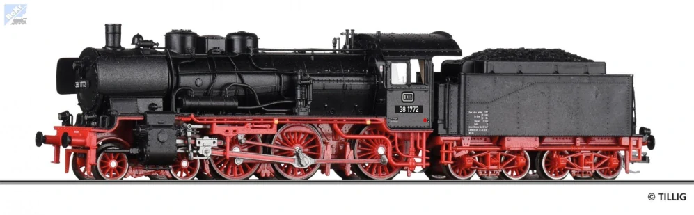 Tillig 02036 Parní lokomotiva BR 38 1772 DB