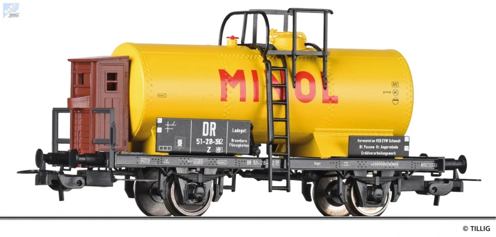 Tillig 77076 Cisterna 2-osá „Minol“ DR