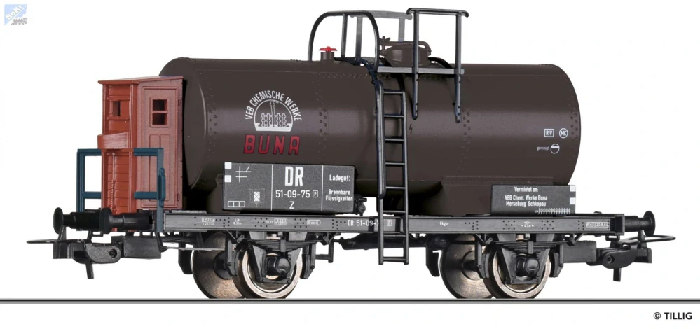 Tillig 77077 Cisterna 2-osá „Chemische Werke Buna“ DR