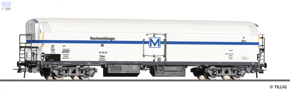 Tillig 77090 Chladírenský 4-osý vůz TTehkos Maschinenkühlwagen DR