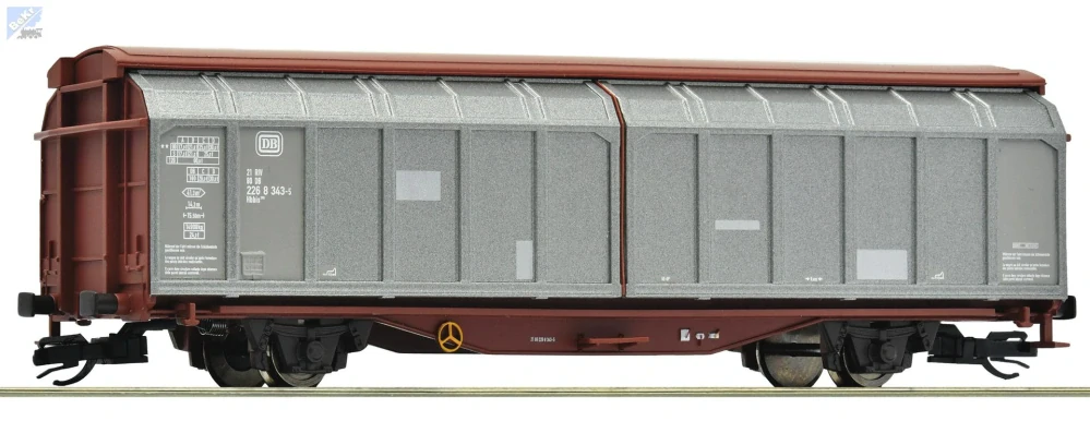 Roco 6680026 Uzavřený 2-osý vůz Hbbis s posuvnými stěnami DB