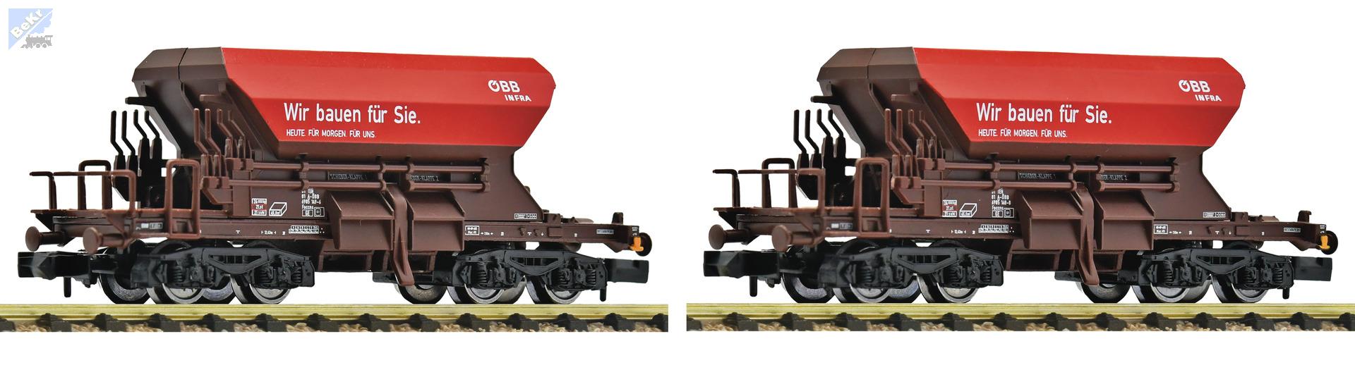 Fleischmann 6660157 Set dvou výsypných 4-osých vozů Talbot Faccns ÖBB