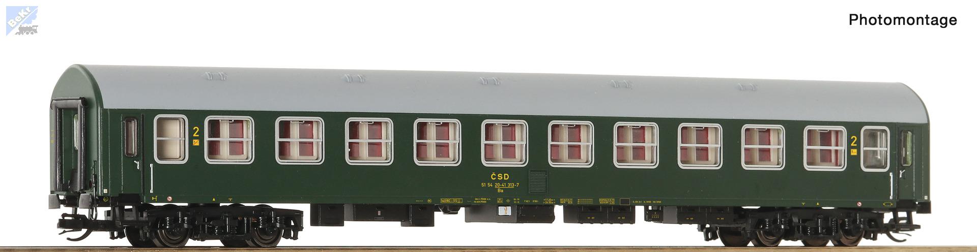 Roco 6280041 Osobní 4-osý vůz 2./ tř., Ba Y ČSD