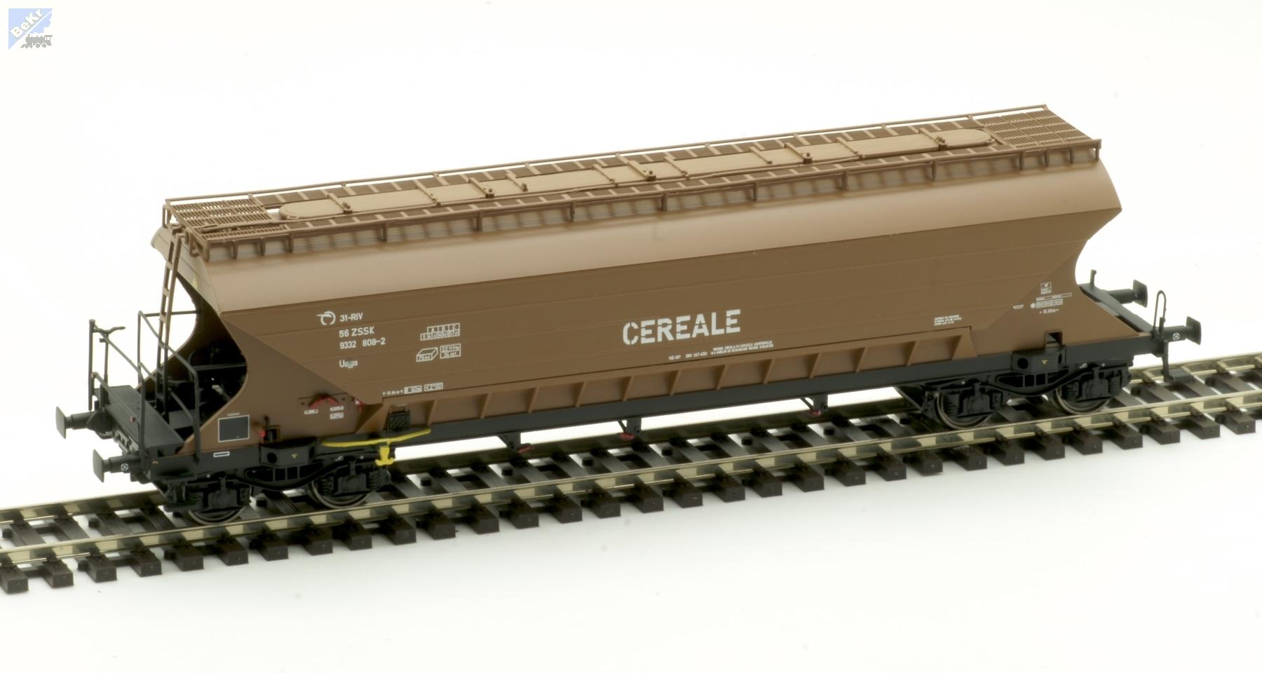Albert Modell 933055 Výsypný 4-osý vůz Uagps na přepravu obilovin CEREALE ZSSK
