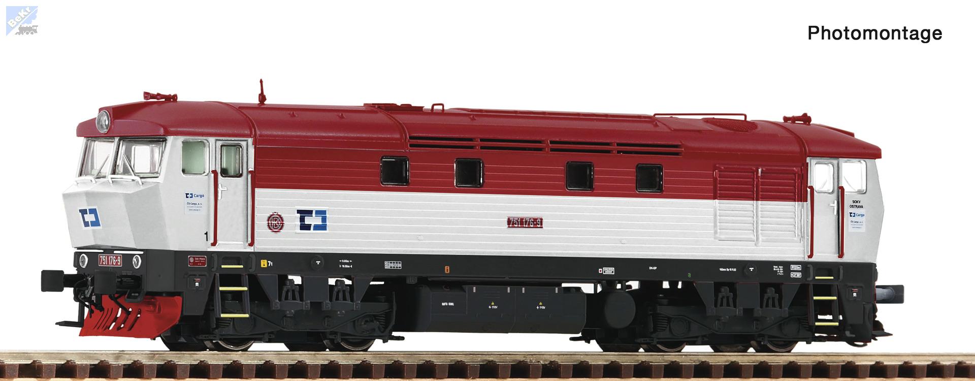Roco 7380025 Dieselová lokomotiva 751 176-9 ČD Cargo Zamračená