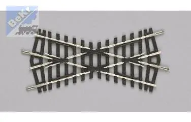Piko 55241 A-Gleis křížení na dřevěných pražcích 30°, délka 119mm