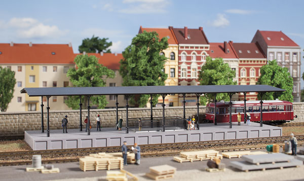 Auhagen 11440 Nástupiště 336 x 79 x 64/70 mm stavebnice