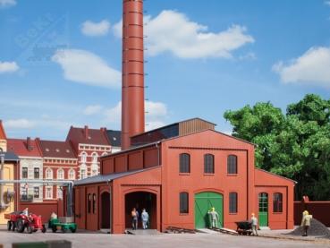Auhagen 11431 Průmyslová výtopna s komínem stavebnice