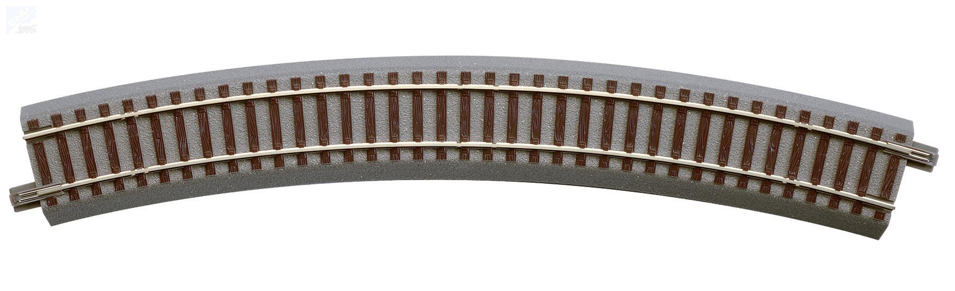 Roco 61124 Oblouková kolej R4, r = 511,1 mm/30°, 12ks do kruhu, geoline