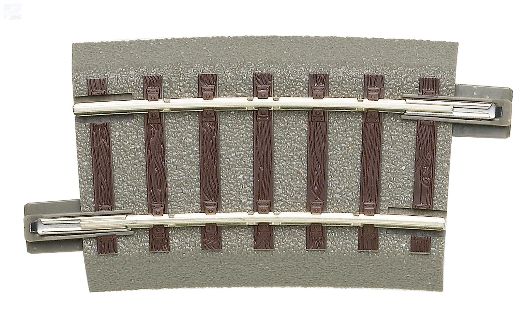 Roco 61130 Oblouková kolej vyrovnávací R3, r=434,5mm/7,5°, geoline