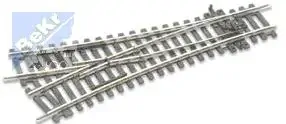 Peco ST-247 Symetrická výhybka, úhel rozevření 11,25°, R 859,6 mm, délka 170 mm, izolovaná srdcovka