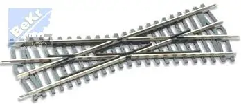 Peco ST-250 Křižovatka 22,5°, délka 168mm, izolované srdcovky