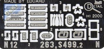 Detail 1012 Leptané doplňky na střídavé el. loko řady S499.2001, 263 001-0