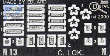 Detail 1013 Leptané doplňky na stejnosměrné el. loko řady E423.001, E436.004, EM