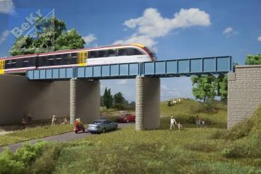 Auhagen 11442 Prodloužení ocelového jednokolejného mostu + dva středové pilíře