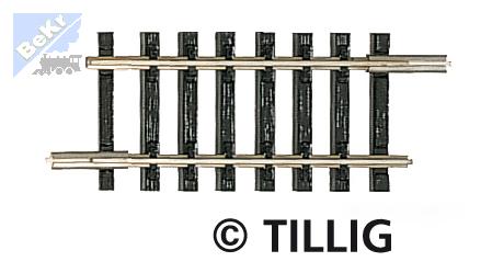 Tillig 83103 Rovná kolej na dřevěných pražcích G4, délka 41,5 mm