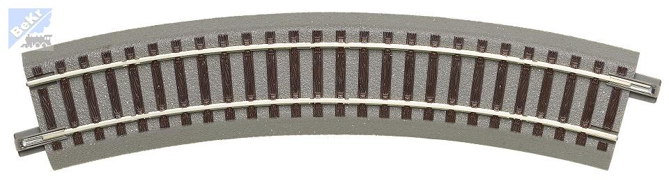 Roco 61122 Oblouková kolej R2, r = 358 mm/30° , 12ks do kruhu, geoline