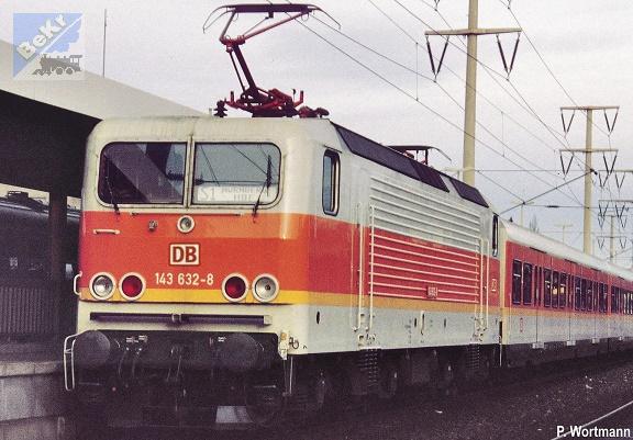 Fleischmann 734505 Elektrická lokomotiva BR 143 632-8 DB AG