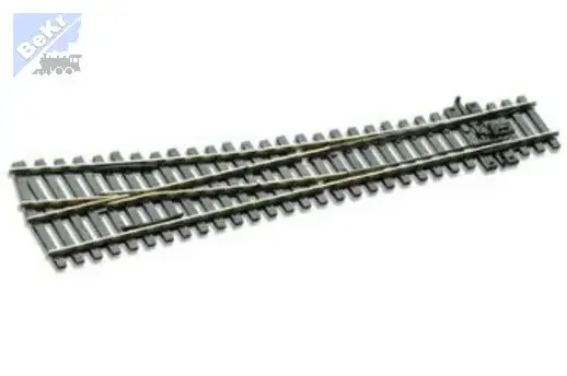 Peco SLE195 Rovná výhybka pravá 12°, R 914 mm, délka 219 mm