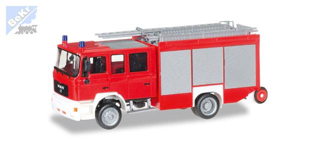 Herpa 092913 Hasičský vůz MAN M 200 HLF 20, bez potisku