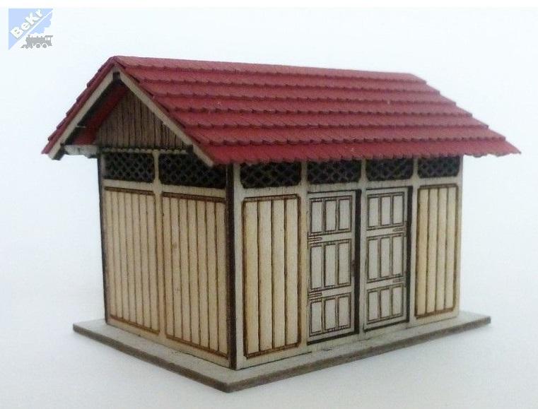 Igra model 160002 Záchodky Malá Hraštice, stavebnice Laser Cut