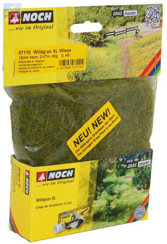 Noch 07110 Statická tráva XL 12 mm, zelená luční, 40 g