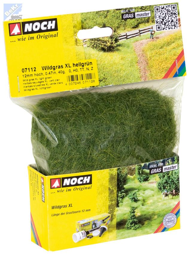 Noch 07112 Statická tráva XL 12 mm, planá-světle zelená, 40 g