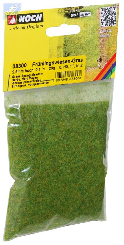 Noch 08300 Statická tráva 2,5 mm, rozptýlená tráva „Jarní louka“, 20 g
