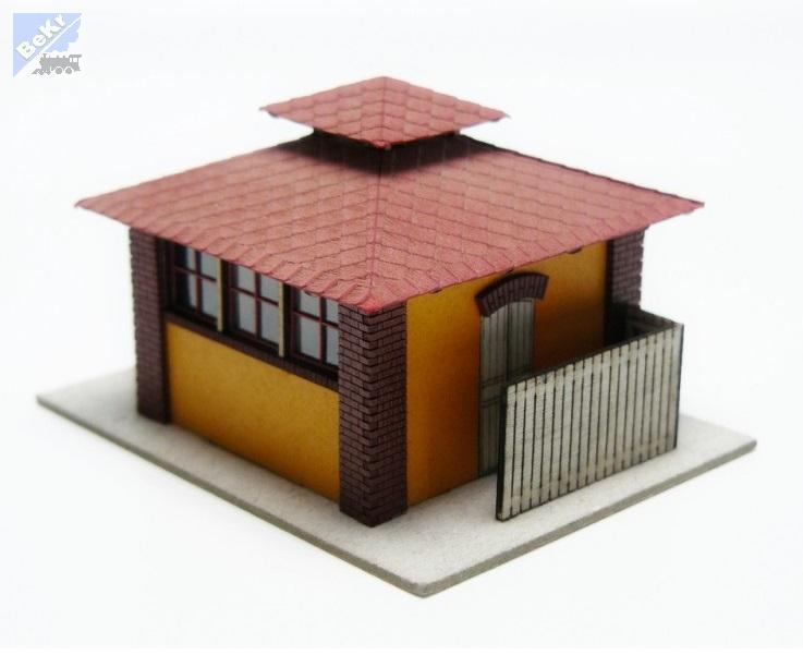 Igra model 170001 Záchodky Bohdašín, stavebnice Laser Cut