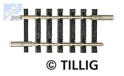 Tillig 83104 Rovná kolej na dřevěných pražcích G5, délka 36,5 mm