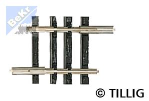 Tillig 83120 Rovná kolej na dřevěných pražcích G6, délka 21,3 mm