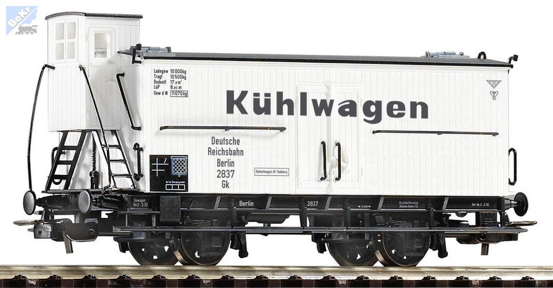 Piko 54719 Chladírenský 2-osý vůz Gk s brzdařskou budkou Berlin DRG