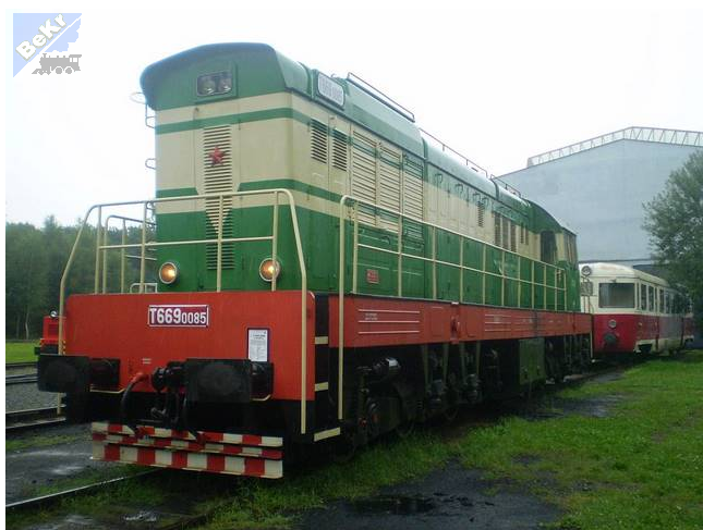 DK-model TT0205 Motorová loko řady 770 (T 669.0) Čmelák, staveb. z lept. plechu