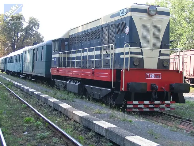 DK-model H00207 Motorová lokomotiva ř. T458.1 (721) - 2.serie ČSD, Velký Hektor, stavebnice z leptu