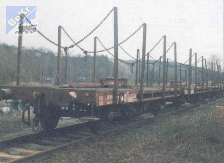 Jan Cekul H039 Plošinový 2-osý vůz Otd s oplenem, stavebnice z lept. plechu