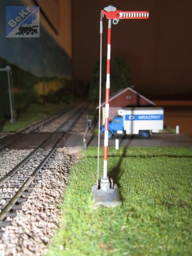 DK-model H00960 Mechanické návěstidlo jednoramenné, bez pohonu