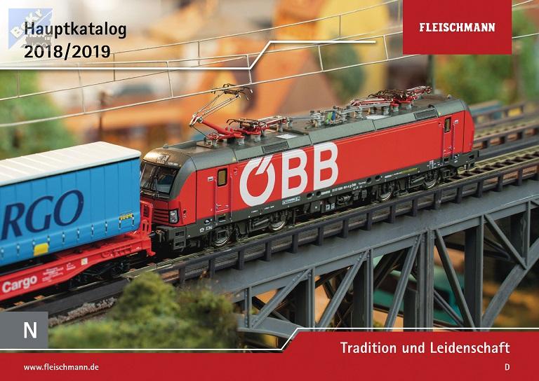 Fleichmann 990118 Hlavní tištěný katalog FLEISCHMANN 2018/19 N v německém jazyce