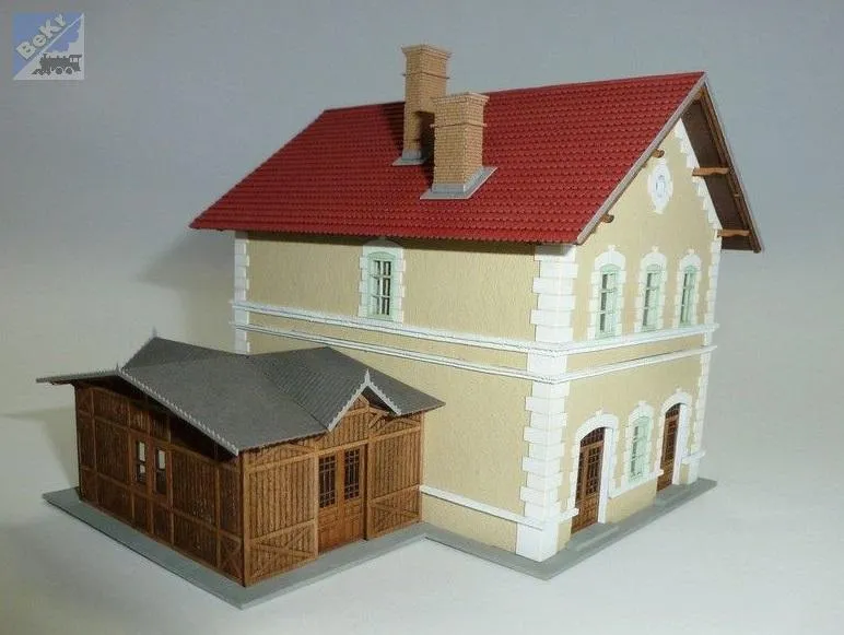 Igra model 140009 Stanice Trenčín předměstí, stavebnice Laser Cut