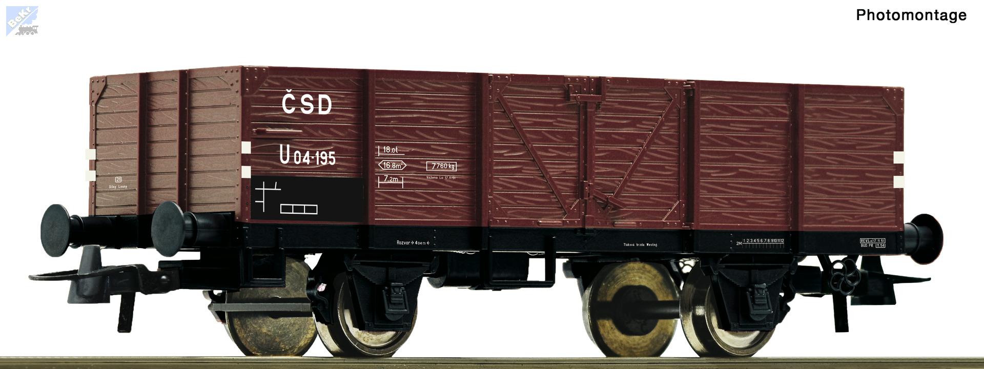 Roco 76854 Otevřený 2-osý vůz U ČSD
