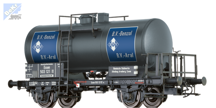 Brawa 67529 Cisterna 2-osá vůz Z [P] „B.V.-BENZOL B.V.-ARAL” Essen DRG