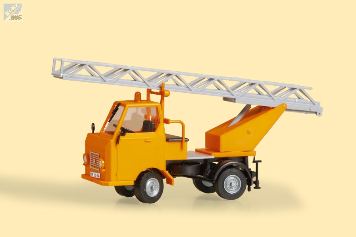 Auhagen 41656 Multikára M22 oranžová s žebříkem, 1ks, 67 x 15 x 33 mm stavebnice